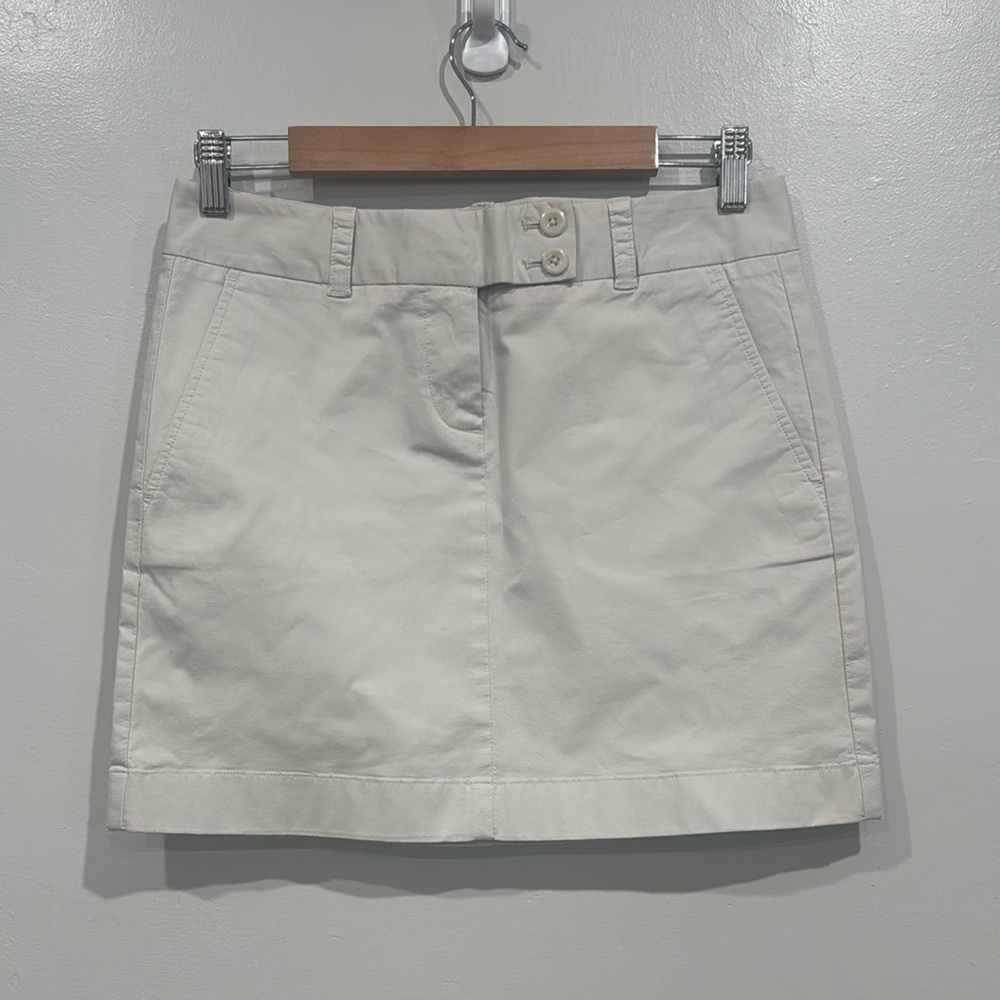 Vineyard Vines Cream Mini Skirt